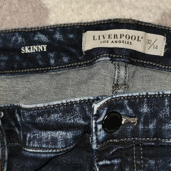 Liverpool Skinny Jeans Sz 14/32 - Picture 7 of 9